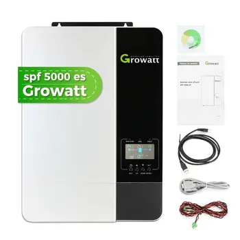 Золотой Поставщик Growatt 5 кВт 3,5 кВт SPF5000ES Чистый Синусоидальный Автономный Солнечный инвертор с Wi-Fi