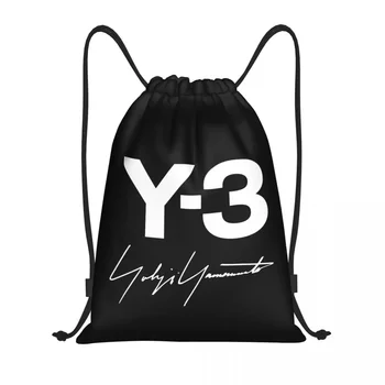 Yohji Yamamoto Рюкзак на шнурке Женский Мужской Спортивный рюкзак для спортзала, Складная сумка для тренировок, сумка