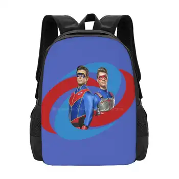 Капитан Мэн и Кид Дэнджер-Модные сумки-рюкзаки с логотипом Henry Danger Kid Danger Captain Man с логотипом супергероя Купера