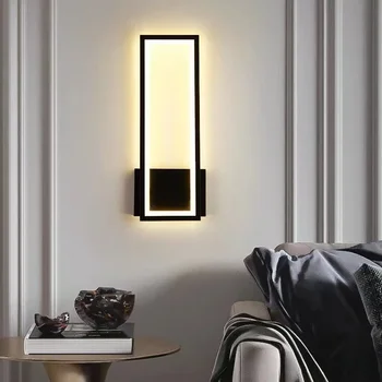 Прикроватный настенный светильник для спальни Минималистичный Современный Коридорный Светильник Для гостиной Фоновый Настенный светильник Light R Настенный светильник для лестницы