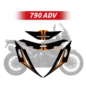 Для KTM 790 ADV Защитные наклейки на топливный бак Комплекты аксессуаров для мотоциклов Наклейки для украшения бензобака Наклейки для ремонта велосипедов