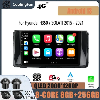 Android 13 для Hyundai H350/SOLATI 2015-2021 GPS Автомобильная навигация DSP RDS Carplay Auto 2DIN BT