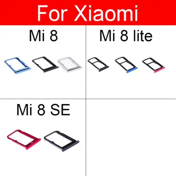 Адаптер Для Лотка Для SIM-карт Xiaomi Mi 8 SE Lite Mi8 Youth Mi8Youth Micro SD Reader Card Holder Ремонт Запасных Частей
