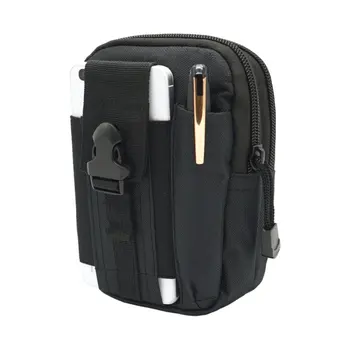 Универсальная уличная тактическая военная сумка на поясном ремне, кошелек на молнии, многофункциональная сумка для телефона, мужская сумка