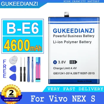 Аккумулятор GUKEEDIANZI B-E6 для Vivo NEX S, аккумулятор для мобильного телефона большой мощности, 4600 мАч