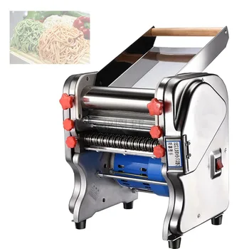 Электрическая машина для приготовления макарон, лапши, коммерческая машина для прессования теста из нержавеющей стали, кожура для клецек