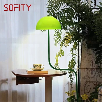 Торшер SOFITY Nordic Green Fashion Art Современная Семейная гостиная Спальня Креативный светодиодный декоративный светильник