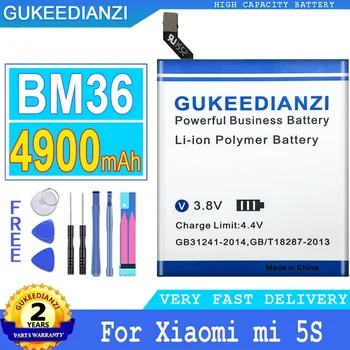 Аккумулятор GUKEEDIANZI BM36, для Xiaomi Mi 5S, для MI5S, M5S, BM36, аккумулятор большой мощности