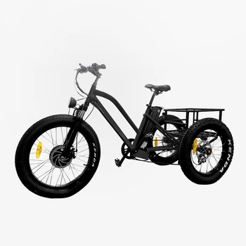Новый дизайн электрического велосипеда, 3-колесный электрический грузовой велосипед для взрослых (RSD-706)