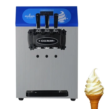 Машина для приготовления мягкого мороженого Коммерческая машина для приготовления мороженого Электрическая Настольная машина для приготовления мороженого Кухонная техника 110V 220V