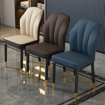 Роскошное обеденное кресло Nordic Light, Домашнее кресло, простой стол для макияжа, стул для обеденного стола в ресторане отеля, стул для обеденного стола
