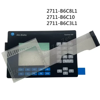 Новая Стеклянная панель Сенсорного экрана для Мембранной клавиатуры 2711-B6C8L1 2711-B6C10 2711-B6C3L1