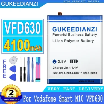 Аккумулятор GUKEEDIANZI для Vodafone Smart N10, Сменные батареи VFD630, Аккумулятор Большой мощности, Бесплатные инструменты, 4100 мАч, Новый