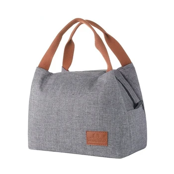 Водонепроницаемая сумка для ланча, нейлоновые переносные оксфордские сумки для ланча с застежкой-молнией, для женщин, удобные сумки для ланча, сумки для еды-тоут