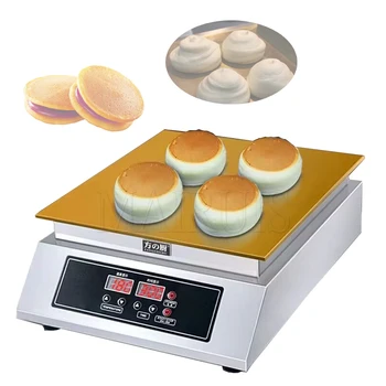 Коммерческая машина для приготовления суфле с одной головкой 110 В 220 В, машина для приготовления закусок на медной сковороде с быстрым нагревом, машина для выпечки пышных блинов-суфлеров