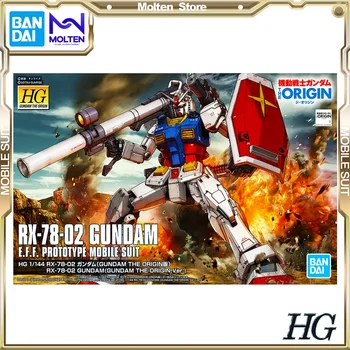 BANDAI Original HG 1/144 RX-78-02 Gundam Версия Gundam The Origin. Комплект для сборки мобильного костюма GundamGunpla