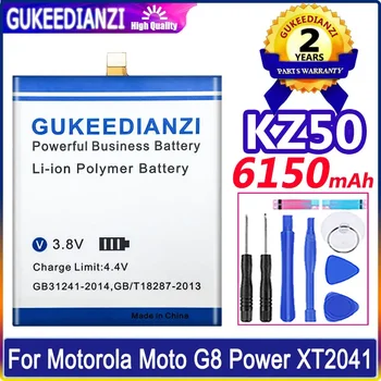 GUKEEDIANZI Новый Аккумулятор KZ50 6150mAh Для Motorola Moto G8 Power G8Power XT2041 Аккумуляторы Для Телефонов + Номер Трека