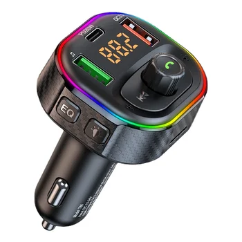 Новый автомобильный MP3-плеер T86 / T86S с автомобильным зарядным устройством QC3.0 / PD для быстрой зарядки Bluetooth FM-передатчика
