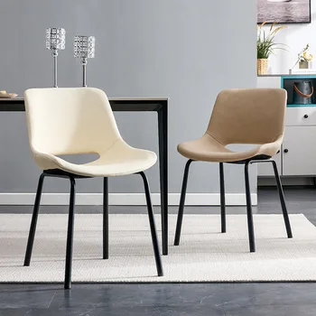 Персонализированный интернет-знаменитостью легкий роскошный обеденный стул, современный минималистичный стул с мягкой спинкой, скандинавский домашний кабинет l