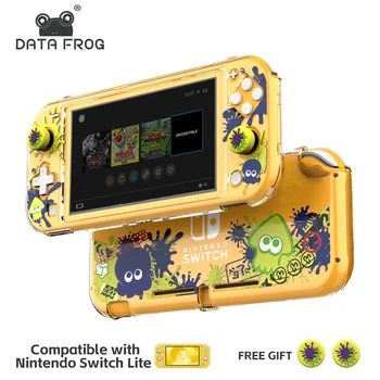 Противоскользящий Защитный Чехол Data Frog Совместим-Nintendo Switch Lite Full Cover Crystal Shell Case Аксессуары Для Игровой Консоли