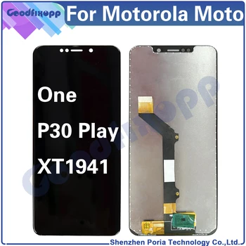 Для Motorola Moto One P30 Play XT1941 XT1941-2 ЖК-дисплей С Сенсорным Экраном Дигитайзер В Сборе Замена Запасных Частей