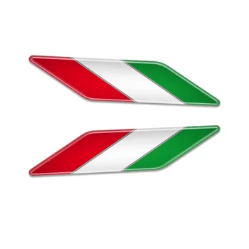 Универсальная 3D Авто Наклейка Флаг Италии Эмблема Значок Автомобиля Для Укладки Наклейка Наклейка Для Honda VW Audi Benz Ferrari Maserati Lamborghini