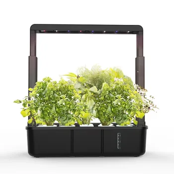 Гидропонный садовод Smart Plant на 15 отверстий со светодиодной подсветкой для выращивания растений, Нетоксичная беспочвенная интеллектуальная посадочная машина для внутреннего садоводства