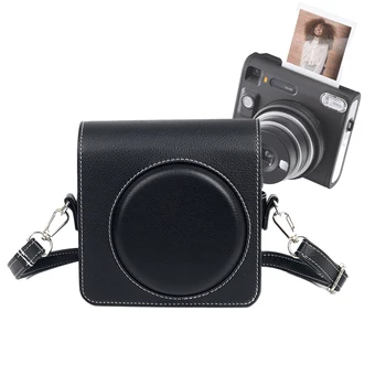 Сумка для фотоаппарата SQ40, чехол из искусственной кожи, винтажный чехол на плечевой ремень, чехол для переноски, защитный чехол для Fujifilm Instax SQUARE SQ40