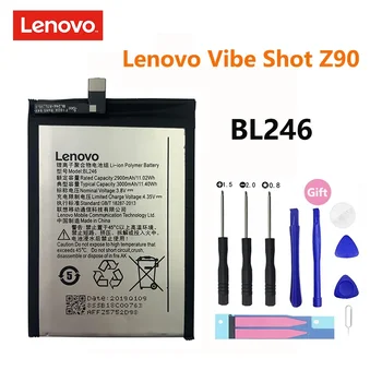 100% Оригинальный Новый Аккумулятор Для Lenovo Vibe Shot Z90 BL246 Z90A40 Z90-7 Z90-3 3000 мАч Аккумуляторные Батареи Для Телефонов Bateria