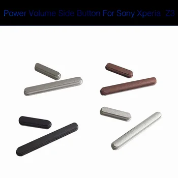1 комплект Боковой кнопки включения выключения для Sony Xperia Z3, боковые кнопки клавиатуры, кнопки включения выключения, запасные части для ремонта