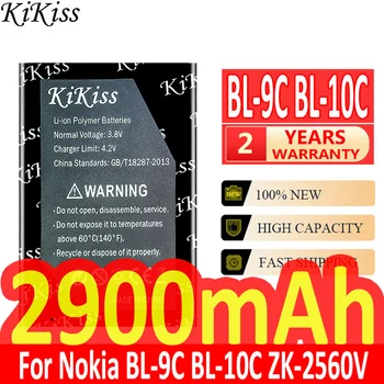 2900 мАч Мощный аккумулятор KiKiss BL9C BL10C для Nokia BL-9C BL-10C ZK-2560V