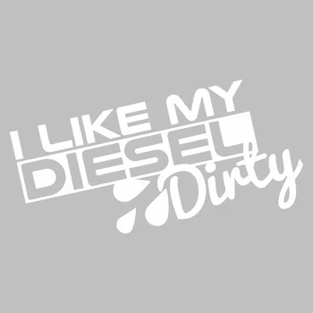 Мне нравится мой Дизель Грязный Забавный Автомобильный бампер на окно Виниловая наклейка Jdm Drift Dub