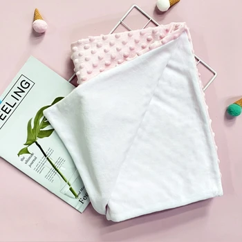 Стильное детское одеяло с теплопередающей печатью, хлопчатобумажные пеленки, термосублимационные одеяла для сна, 2 слоя для ребенка