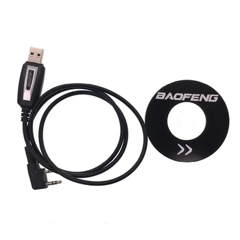2024 Новых Портативных Радиостанций USB Кабели Для Программирования BaoFeng UV5R/888s Walkie-Talkie USB Кабель Для Передачи Данных K Разъем Провода