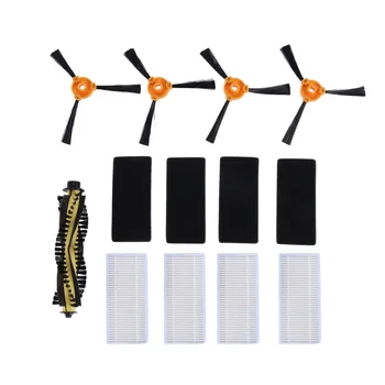 9 Упаковок сменных роликовых щеток, фильтров и боковых щеток для деталей робота-пылесоса Neatsvor X500 Tesvor X500