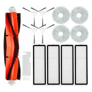 Набор аксессуаров для пылесоса, как показано На рисунке, Пластиковые запасные части, совместимые с Xiaomi Robot Vacuum S10 +/ S10 Plus