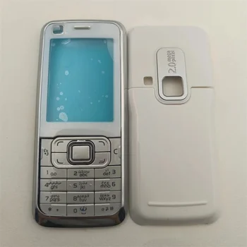 10 шт./лот для Nokia 6120 6120C Полный корпус мобильного телефона Чехол + запасные части для клавиатуры на английском или арабском языках