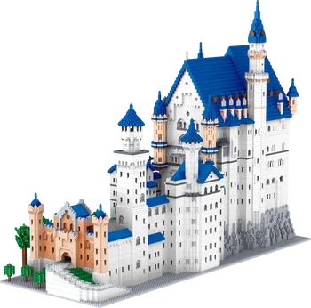Набор строительных блоков принцессы замка Нойшванштайн Станет отличным подарком мальчикам и девочкам на день рождения