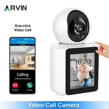 ARVIN Новая интеллектуальная Wifi-камера для видеозвонков с 2,8-дюймовым IPS-экраном FHD 1080P, IP-камера для двусторонней связи, беспроводные PTZ-камеры