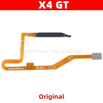 Оригинальный гибкий кабель датчика распознавания отпечатков пальцев для Poco X4 GT, кнопка включения, ключ, гибкий кабель для отпечатков пальцев, Запасные части
