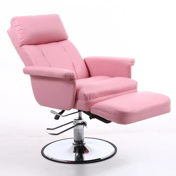 Гидравлический подъемный салон для наращивания ресниц Компьютерные парикмахерские кресла Поворотное парикмахерское кресло для педикюра Спинка Cadeira Коммерческая мебель