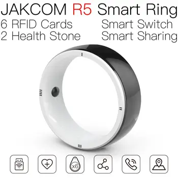 Смарт-кольцо JAKCOM R5, Лучший подарок с визитной карточкой из ПВХ, напечатанной струйной RFID-печатью amerikan express, черная наклейка, разблокировка замка iso 11784