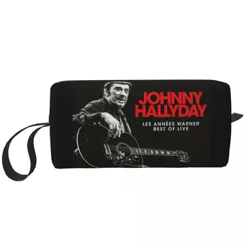 Косметичка Johnny Hallyday Rock, водонепроницаемая косметичка, дорожная сумка для туалетных принадлежностей, сумка-органайзер для хранения, сумка для мужчин и женщин