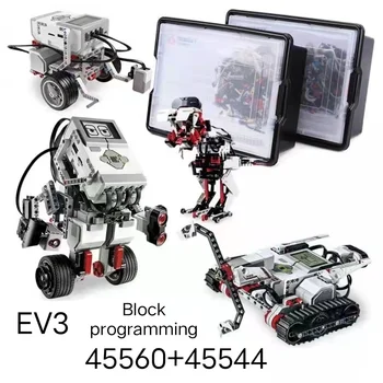 Обучающий набор EV3 Robots Building Blocks Model от STEAM Совместим с legoes 45544 EV5 EV6 Robotics Programming Toys Parts