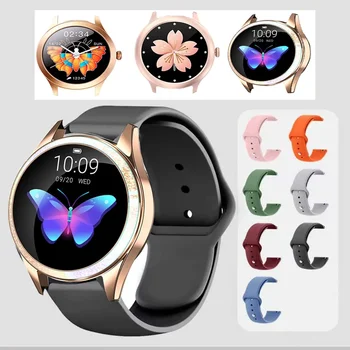 Силиконовые ремешки для умных часов KW10 KW20 KW10pro NY12 NY13 R18, женские смарт-часы, женский фитнес-браслет