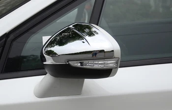 Для Citroen C6 2017-2020 Высококачественная ABS хромированная декоративная крышка зеркала заднего вида с защитой от натирания автомобильные аксессуары H