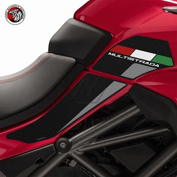 Мотоциклетная Противоскользящая Накладка На Боковой Бак, Защитный Коленный Захват, Коврик для Ducati Multistrada 1200 1260 2015-2020