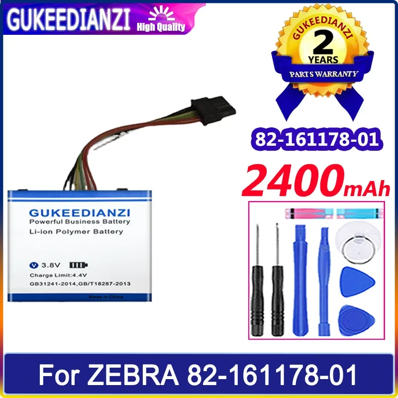Аккумулятор GUKEEDIANZI 8216117801 2400mah для ZEBRA 82-161178-01 Batteria