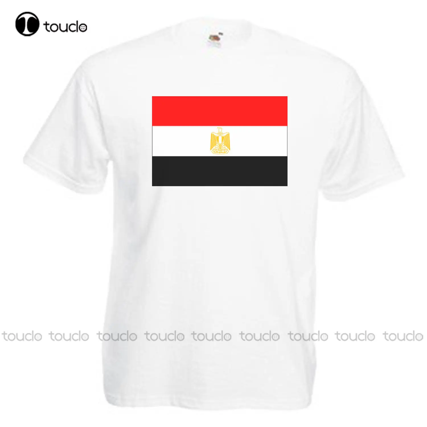 Новая мода для мужчин, Мужская футболка, хлопковые мужские футболки с коротким рукавом, Египетский флаг, футболки для взрослых с принтом, забавная новинка
